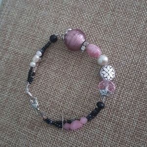 Pink,  black Bracelet